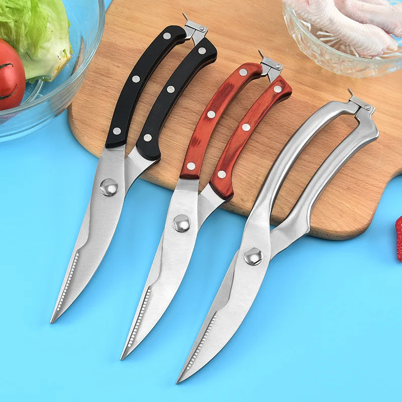  Лидер продаж Amazon ножницы для куриных костей общего назначения из нержавеющей стали резки рыбы мяса морепродуктов