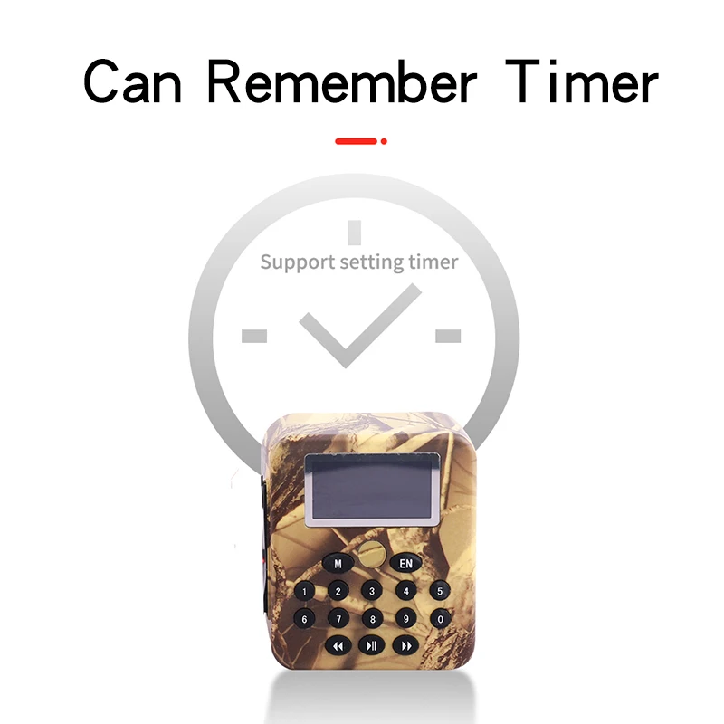 Hot Sale High Quality Multi Quail Audio Sound Bird Mp3 Caller Device with Hunting Remote Control