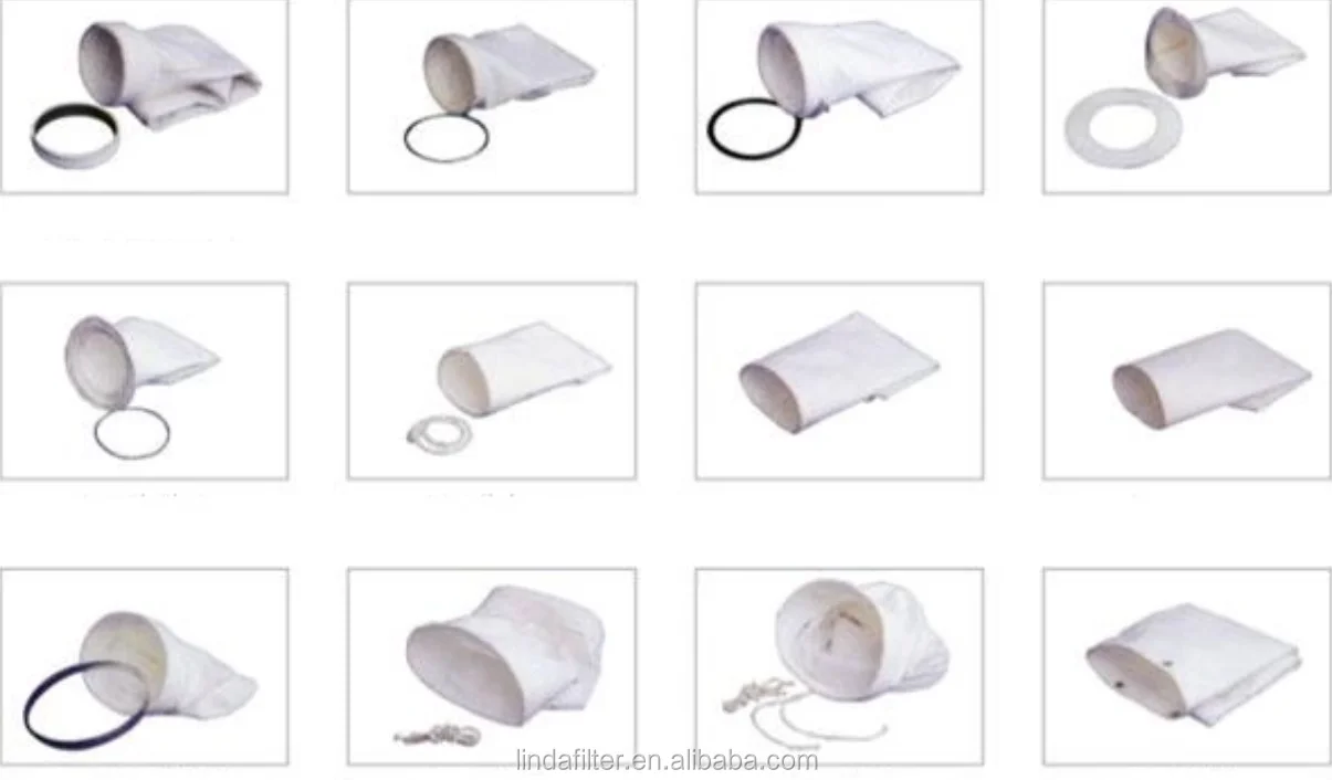 Polypropylene/Polyester/Nylon filter bag
