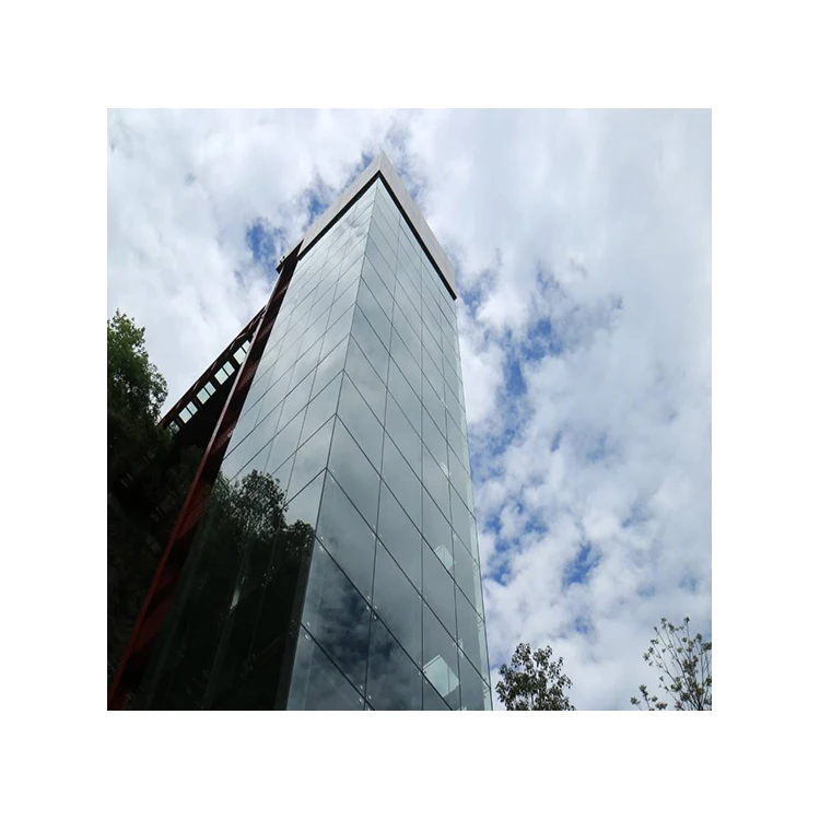 Jumbo size glass Curved tempered building glass for curtain wall elevator