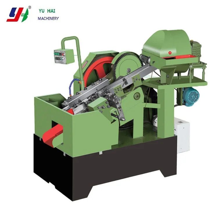 High speed common screw bolt threading rolling machine