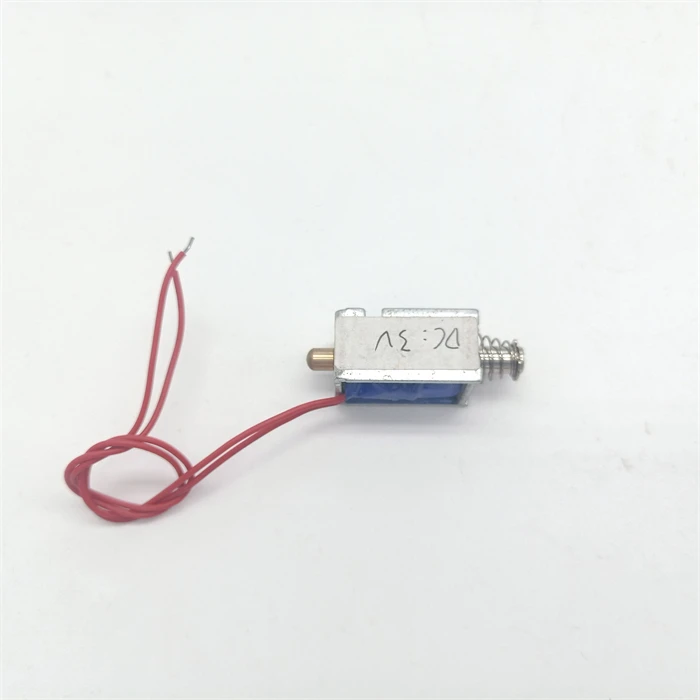 New arrival Mini solenoid  for electric locks DC 6 V 12 V 24 Volt solenoid Push-pull solenoid bolt lock