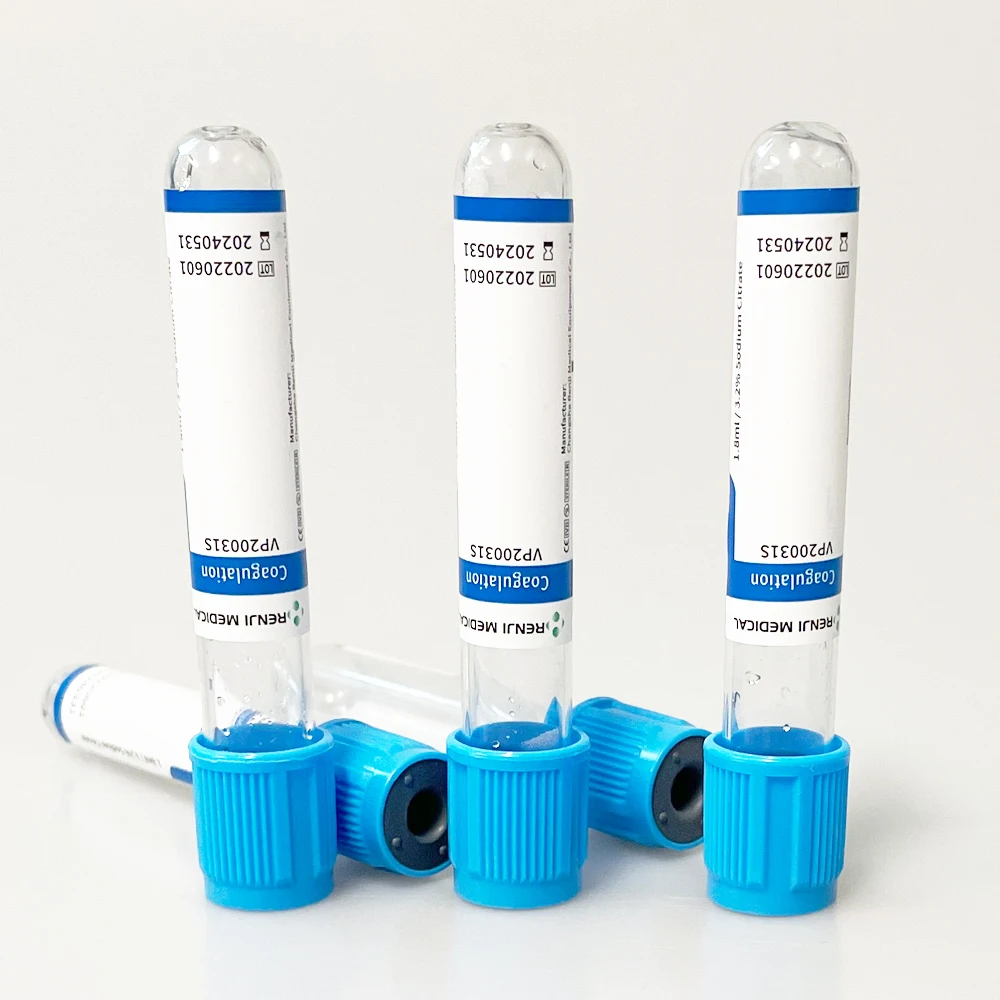 2023 PT tube 1:9 Sodium Citrate Blue Vacuum Blood Collection Tubes