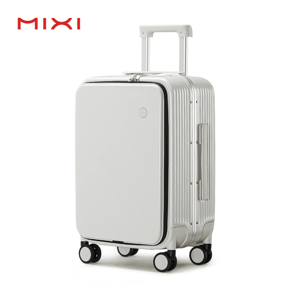 Mixi USB Charging Multifunctional Suitcase Trolley PC Hard Shell Koffer Valise Carry ons Luggage Suitcases