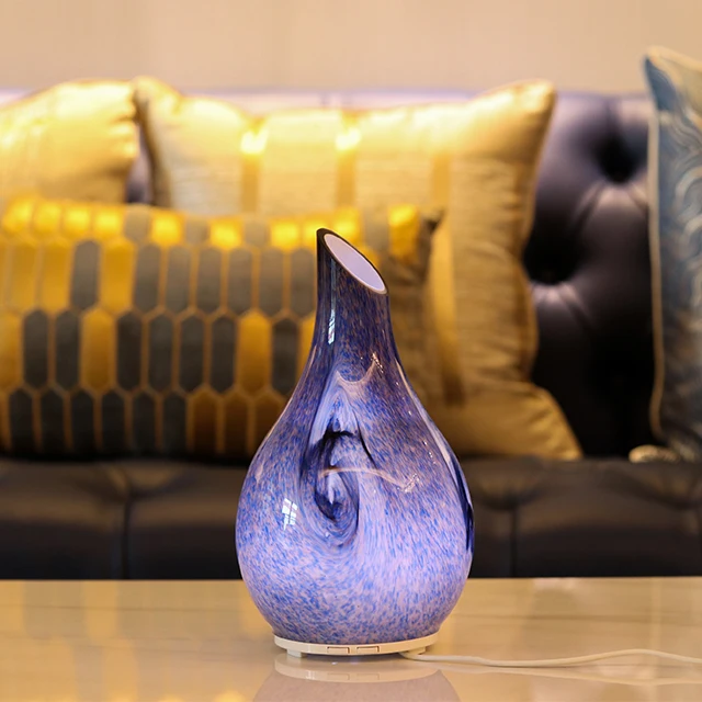 
Ultrasonic diffuser glass vase - shaped essential oil aromatic diffuser 