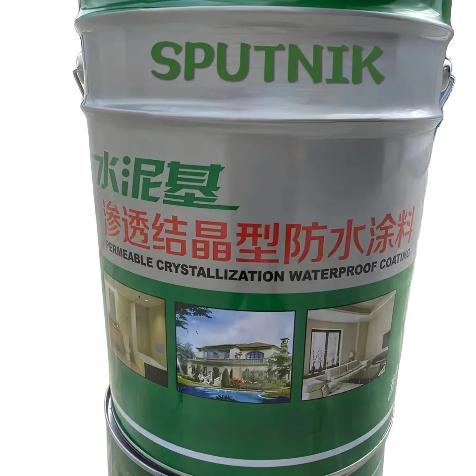 Hot Selling Cement based permeable crystalline waterproof material with factory price Polymer Cement Polyurethane