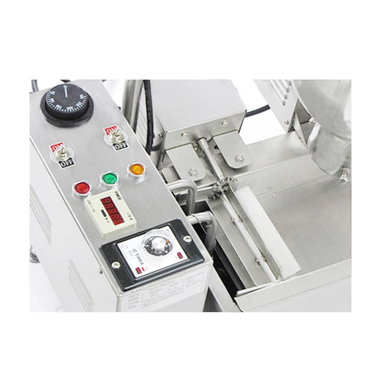 NP-2 Коммерческая нержавеющая сталь мини электрические газовые пончик делая машину