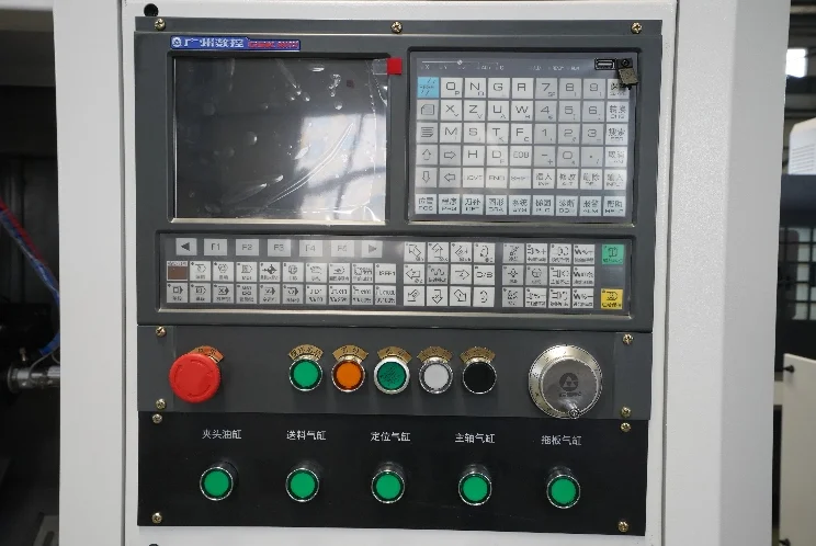 CNC Lathe Machine Price with Bar Feeder 12-Station Servo Hydraulic Rotary Turret