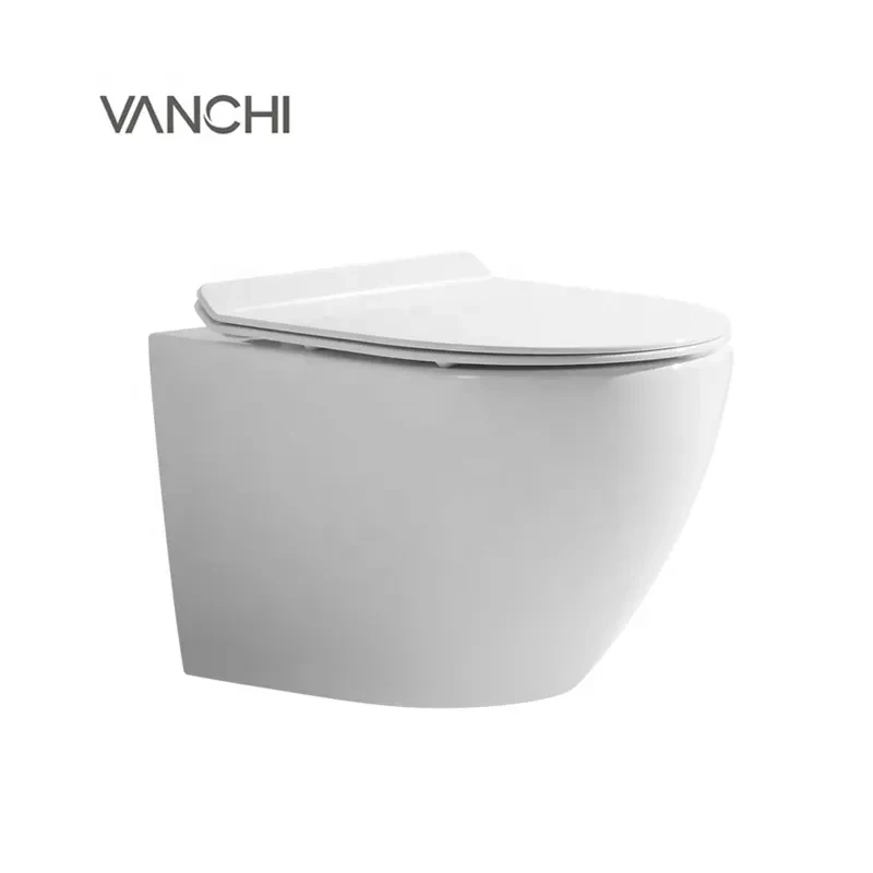 european toilet Rimless bathroom  ceramic wall hang toilet wall mounted toilette suspendue wall hung toilet