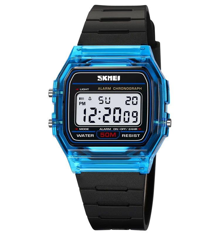 SKMEI Original Luxury Digital Watch for Men Sport Business Chronograph Wristwatch with Alarm Feature Cheap Price Plastic Band