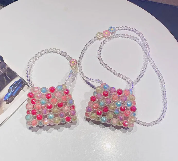 crochetting bag kit knit crochet set for beginners wood base wooden baby basket diy