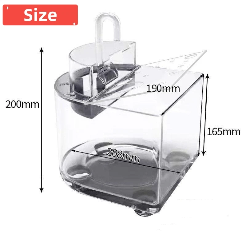 2023 Eco-friendly Home Office Garden Decoration Small Acrylic Marine Aquarium Transparent Acrylic Fish Tank with Cabinet