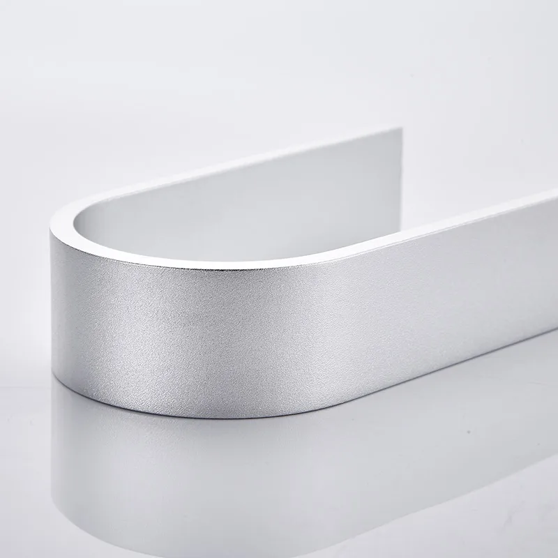 
Wholesale manufacturer silver towel rack 60cm aluminum bathroom single towel bar bath towel rail 