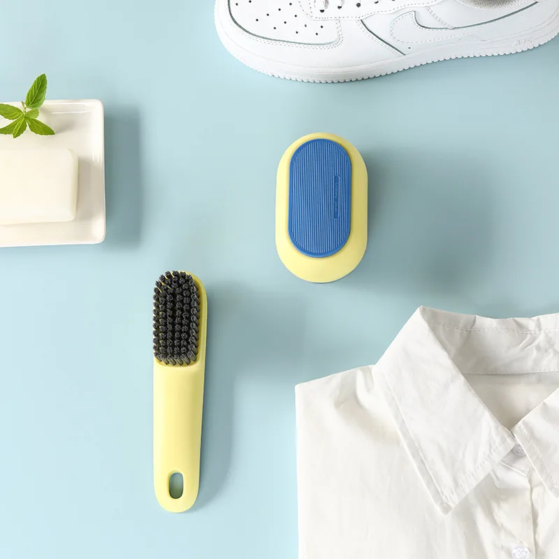 Long Handle Soft  Colorful Laundry  No Shoe Damage Household Cleaning Shoe Washing Brush Set Board Brush Wholesale
