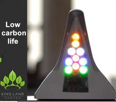 New Solar Powered Car Shark Fin Antenna Style  10 Leds Warning Flash Tail Light