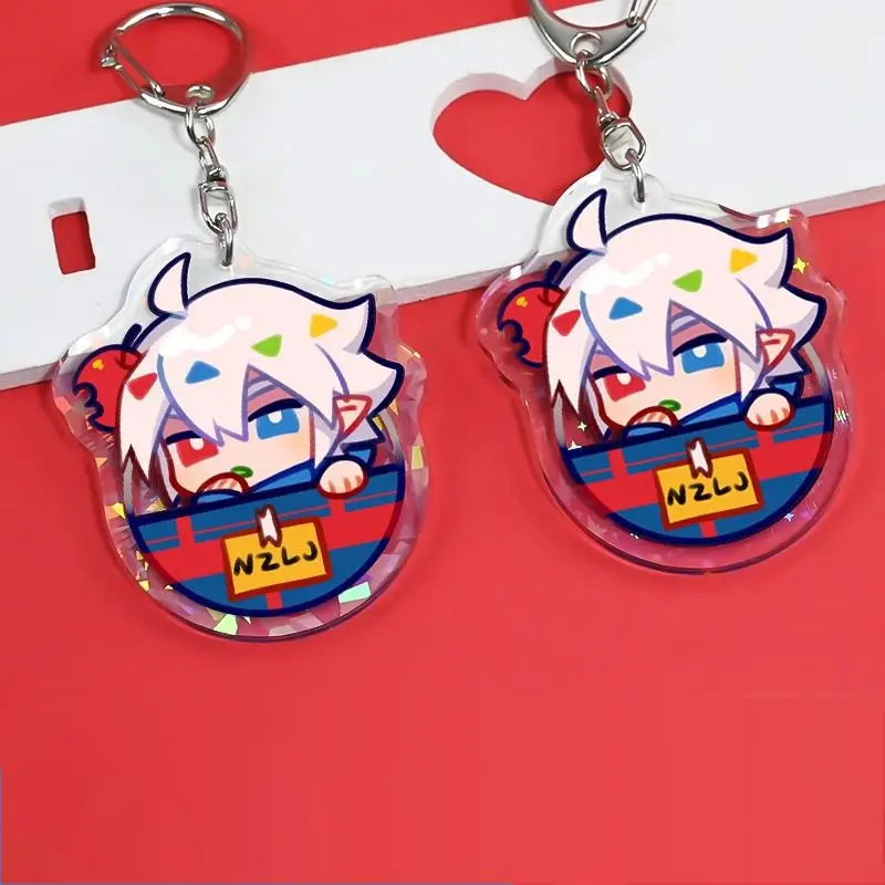 Illustrator Good price duck key chain Acrylic key chain