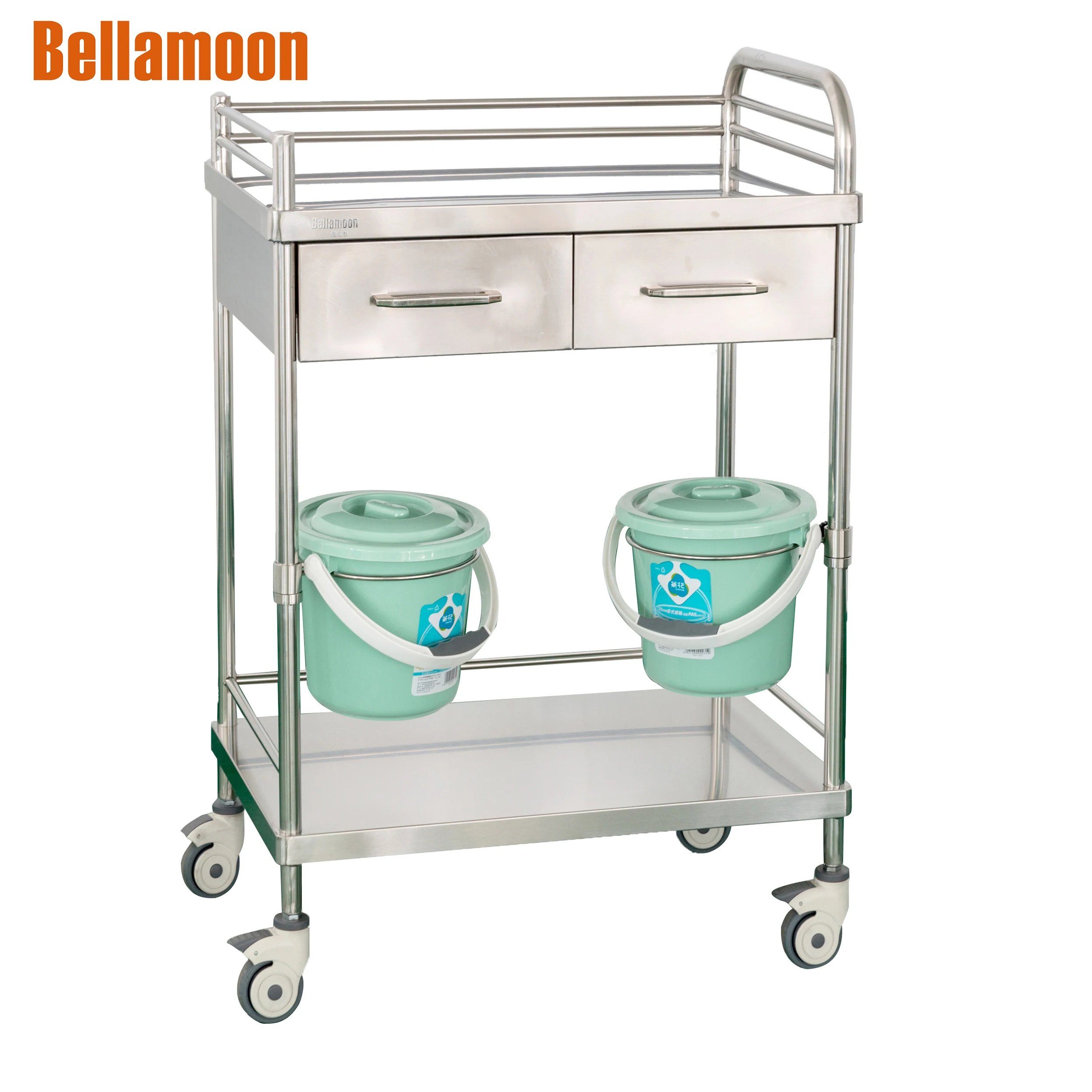 Тележка для медицинской одежды из нержавеющей стали