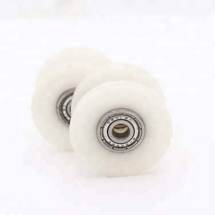 H groove shower door plastic roller wheels bearing 625Z bearing roller wheel for cabinet sliding door pulley 5*33.54*19.5 mm