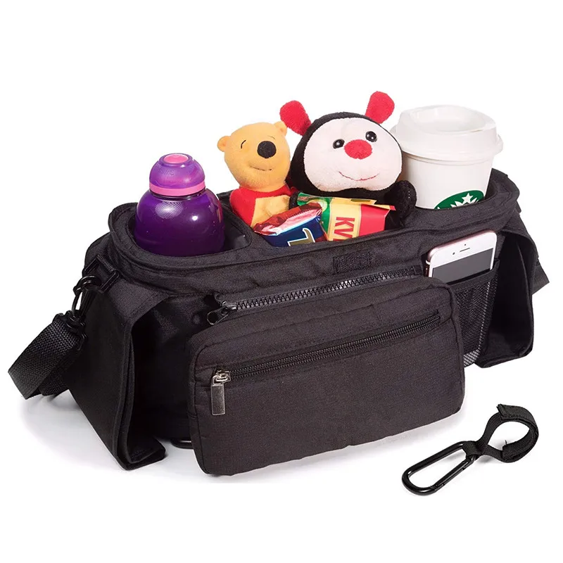 High Quality Customized New Baby nursery Stroller Organizer Diaper Bag Waterproof Universal Baby Stroller Organizer Caddy