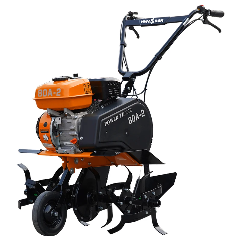 Hwasdan сельскохозяйственные шины 4-тактный 7hp бензиновый двигатель 170F роторный культиватор для трактор с выносным управлением