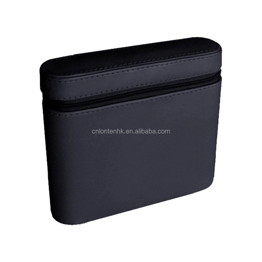 Leather surface small wooden  frame cigar humidor case