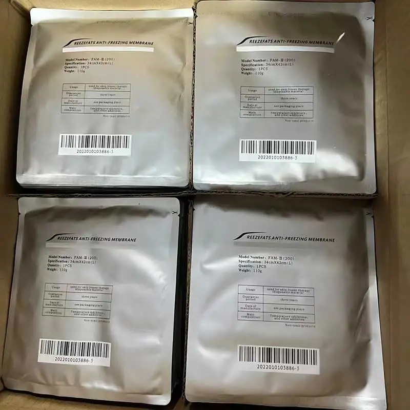 2022 hot Premium Quality Membrane  60g 70g 110g Cold Injury Free Cryo Therapy Antifreeze Pad AntiFreezing Film