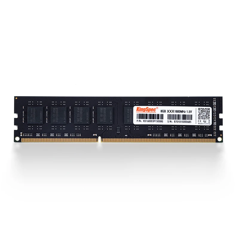 KingSpec 1600Mhz bar 512M x 8-bit 1 ранг CL11 8GB PC end встроенный жесткий диск RAM