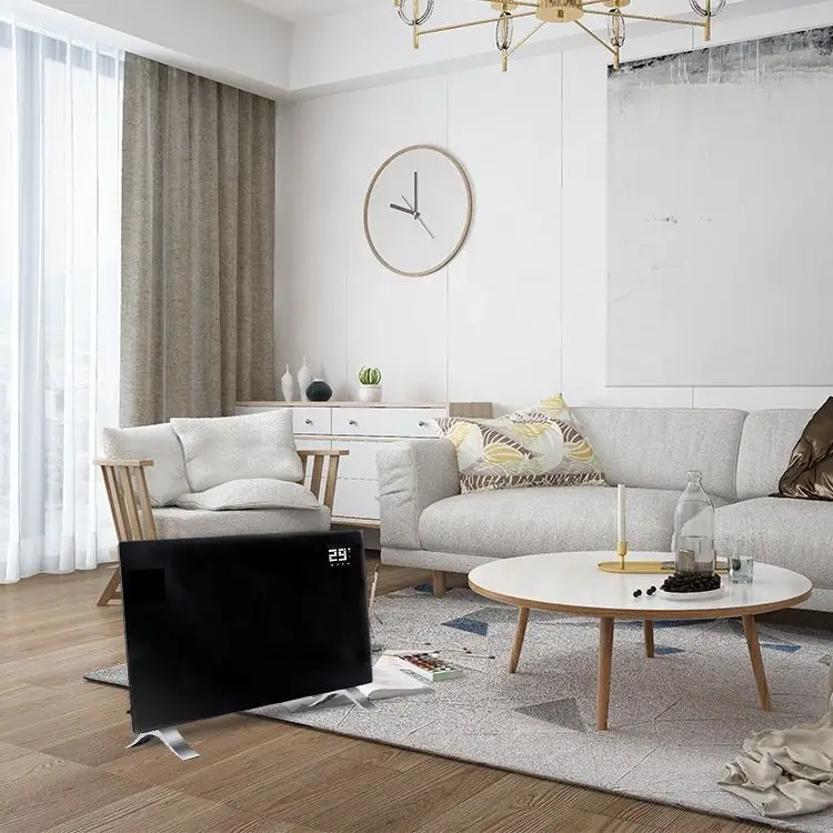 Portable glass panel convection wall heater heating panel infrared convector heaters