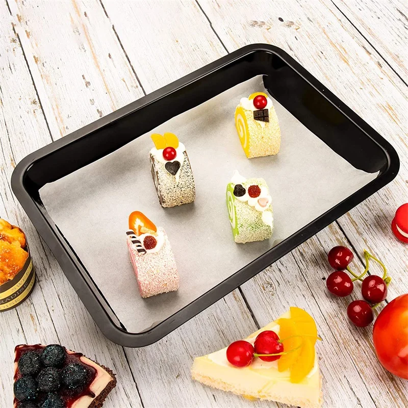 Dark Brown Parchment Paper Silicone  in rolls parchment paper for air fryer Disposable Baking  mini cake form baking paper