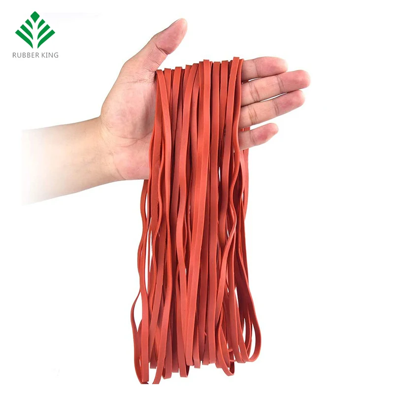 made in China high elastic colorful change width with 0.2 inch custom high temperature raw material rubber band
