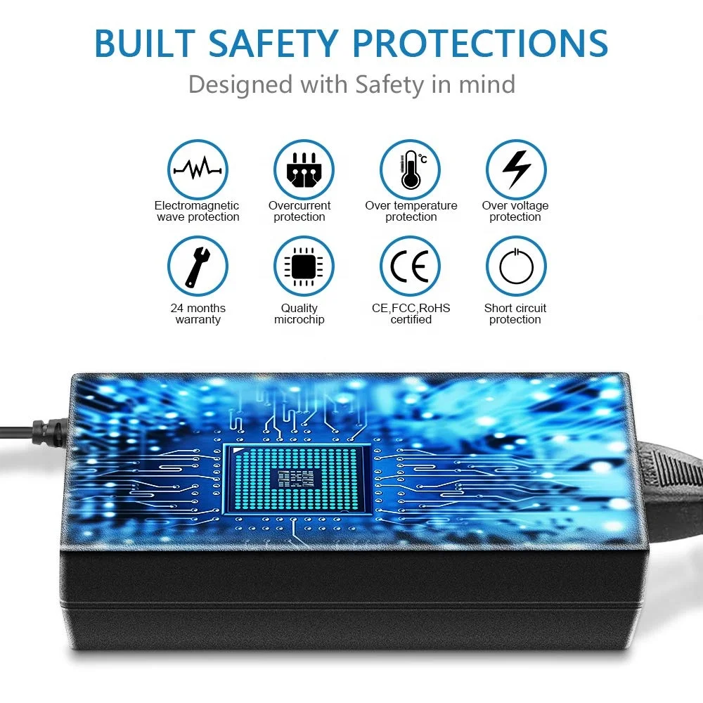 48 Volt 2.5A Desktop Power Supply for LED SMD RGB LED Display PoE 48V 2500mA AC DC Switching Power Adapter