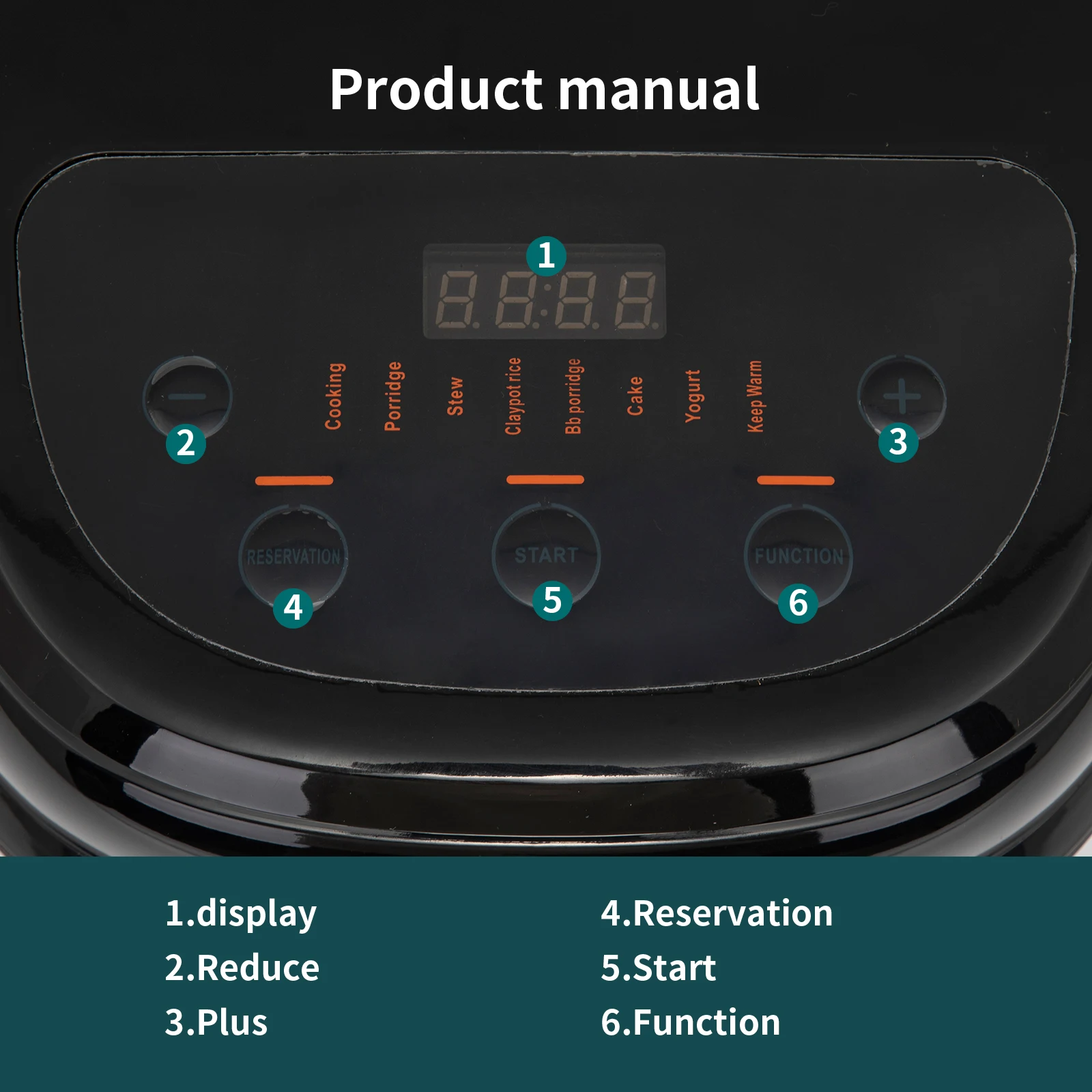 
5L Golden Rice Cooker Manufacturers Digital Automatic Intelligent Multi Electric Rice Cooker Mini Kitchen Rice Cooker 