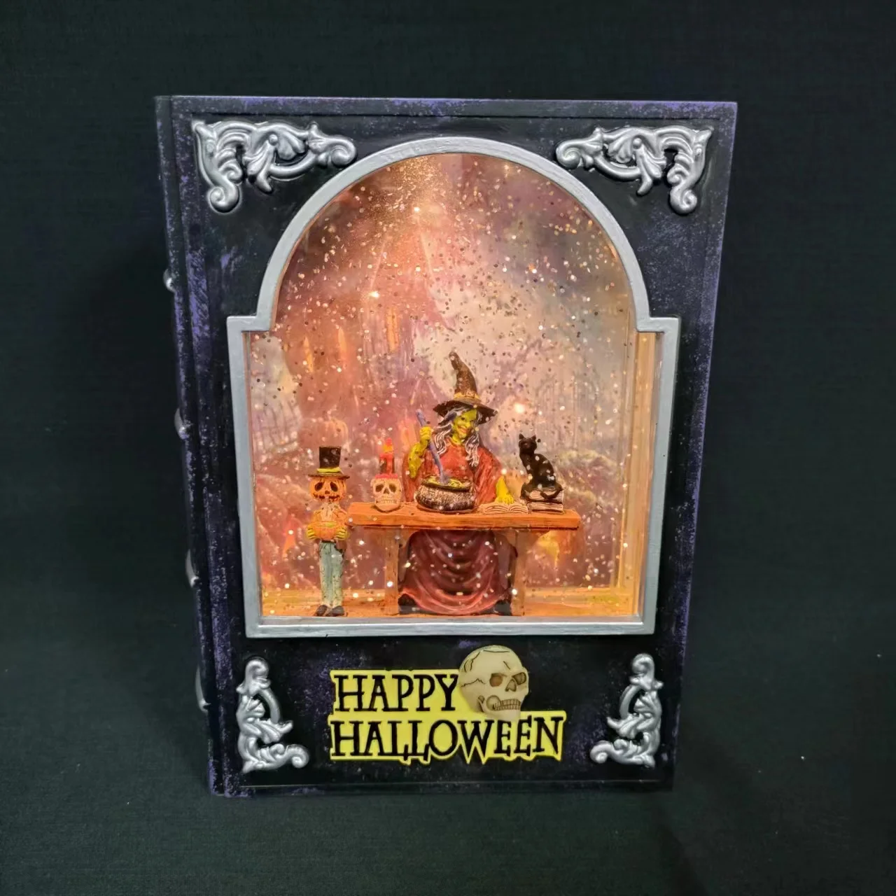 Acrylic new designed fantastic hotsell Hollywood story book lantern for home decoration christmas decoration landscape present