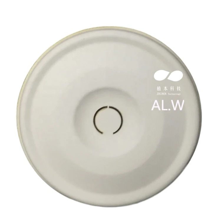 coffee paper cup lid dome biodegradable hot drink Sugarcane pulp paper cappuccino compostable coffee cups with lids