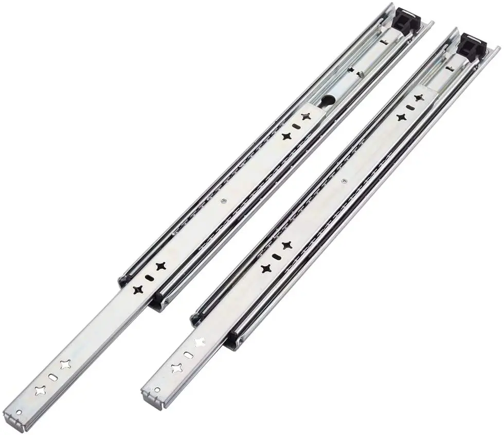 SNEIDA High quality Width 53mm stainless steel Rated load drawer slide Heavy duty telescopic slide drawer ball bearing slide