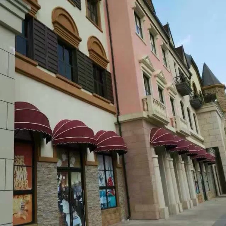 Наружный коммерческий ручной тент для окон «сделай сам»