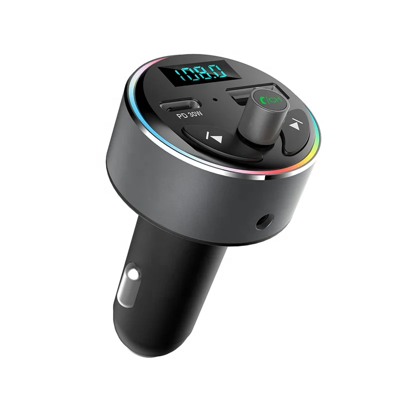 Автомобильный MP3-плеер 2023 V5.0 30 Вт TYPE-C громкой связи