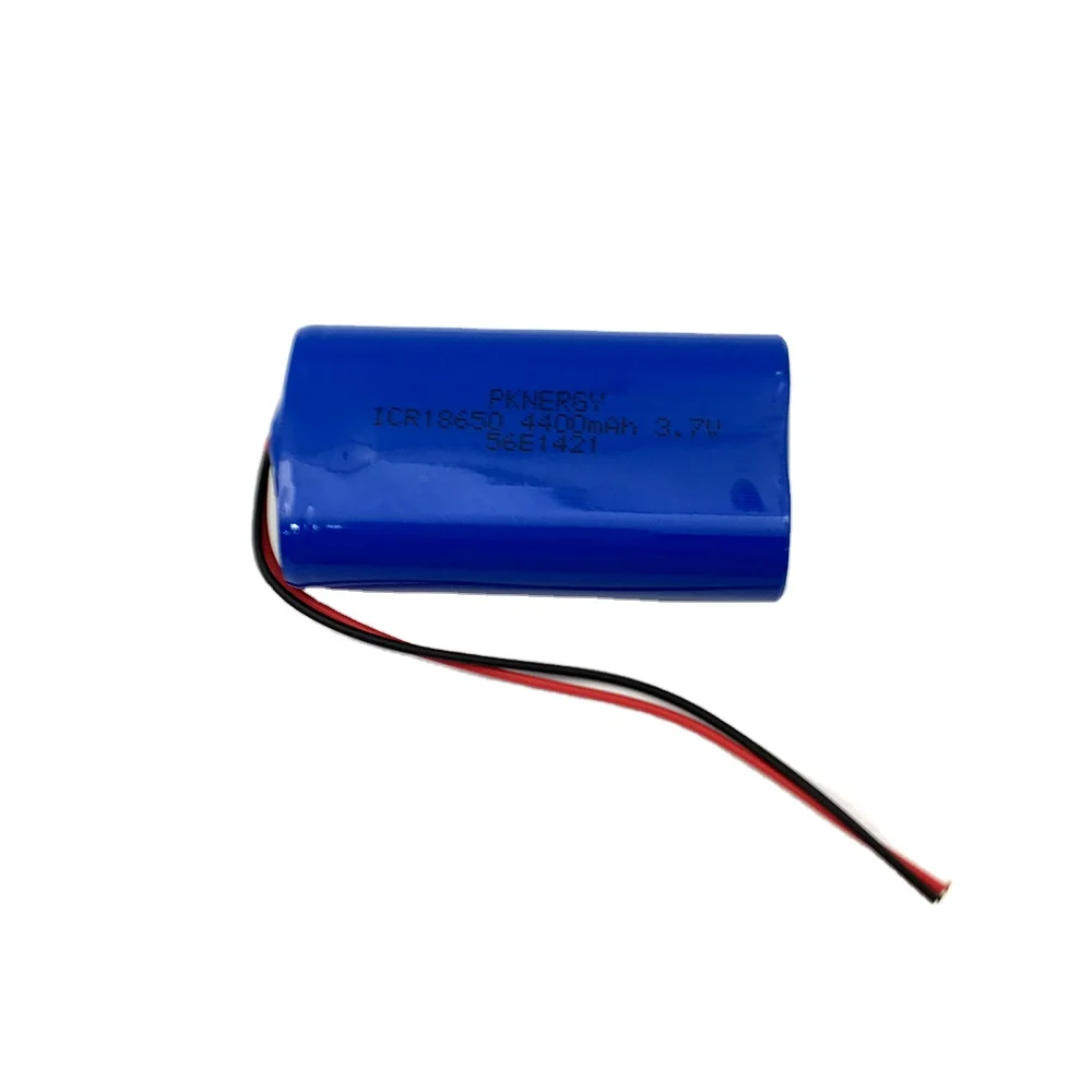 High quality 18650 3.7V Li-ion battery pack 2200mAh 4400mAh 6600mAh Customized Size