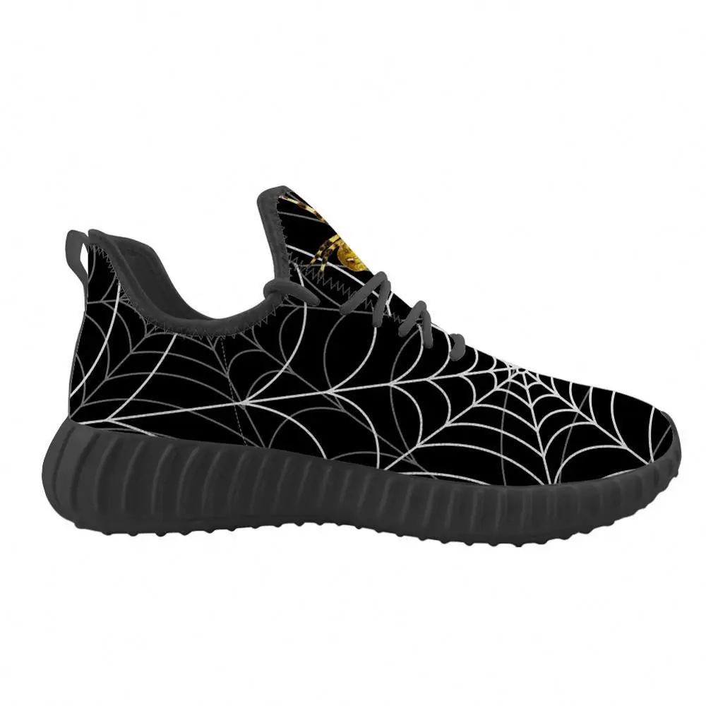  Cheapest Price Spider Black Printing Famous Rubber Footwear Shoes Male Best Sports