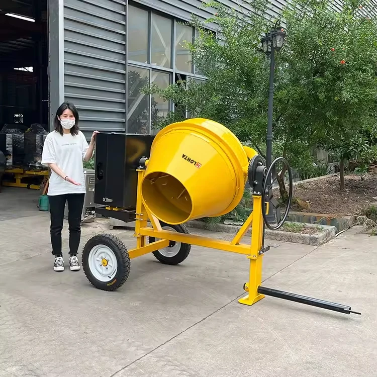 LONTA JH500 500 litre 2 bags portable gasoline electric diesel engine beton cement concrete mixer machine 500L betonniere