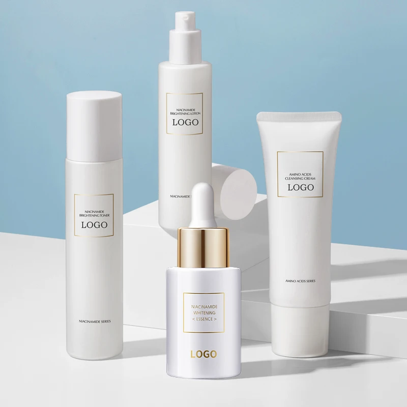 Private Label Hyaluronic Acid Repair Skin Products Vitamin C Moisturizing Niacinamide Whitening Brightening Face Skin Care Set