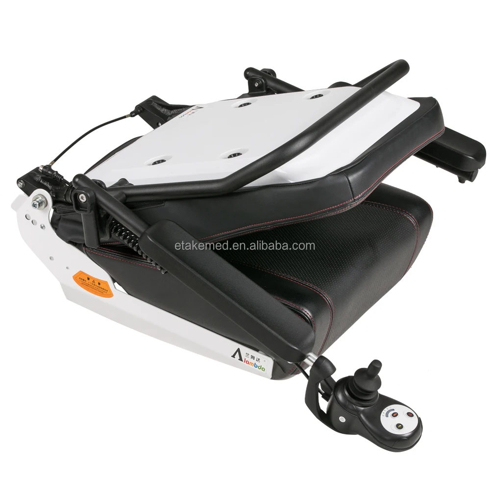 Disabled joystick control electric wheelchair high quality all terrain folding power wheelchair for the elderly