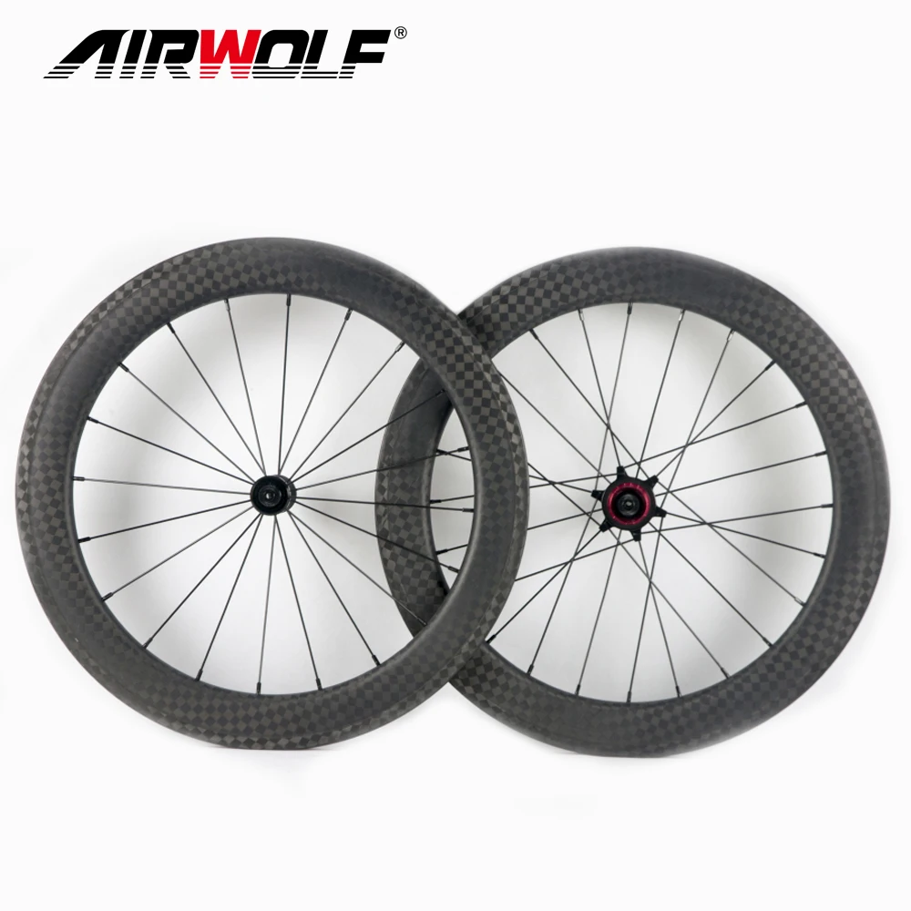 22inch 451 folding bike wheel 23mm width 50mm depth,full carbon fiber road wheels carbon bmx wheelset