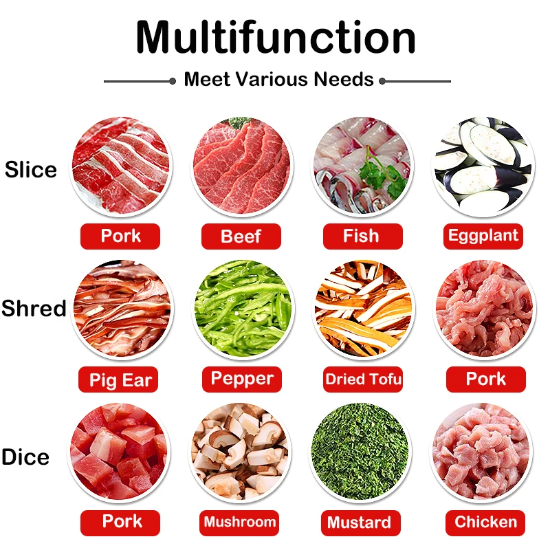 Shredder For Meat Chicken Breast Horizontal Slicing Machine	 Meat Automatic Slicing And Stacker Machine