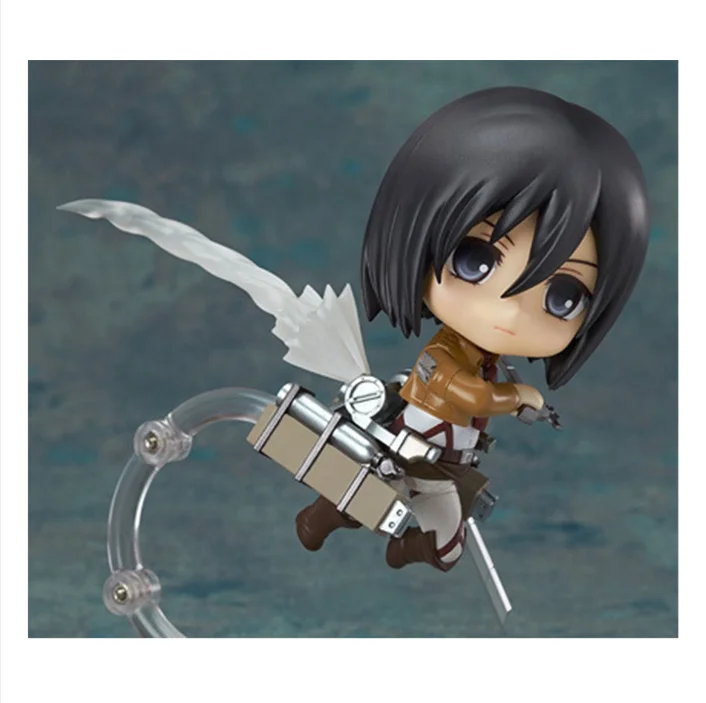 Mikasa Ackerman 365 Clay man Anime PVC Action Figure Toys Vinyl Doll Collection Model # Collection Nendoroi
