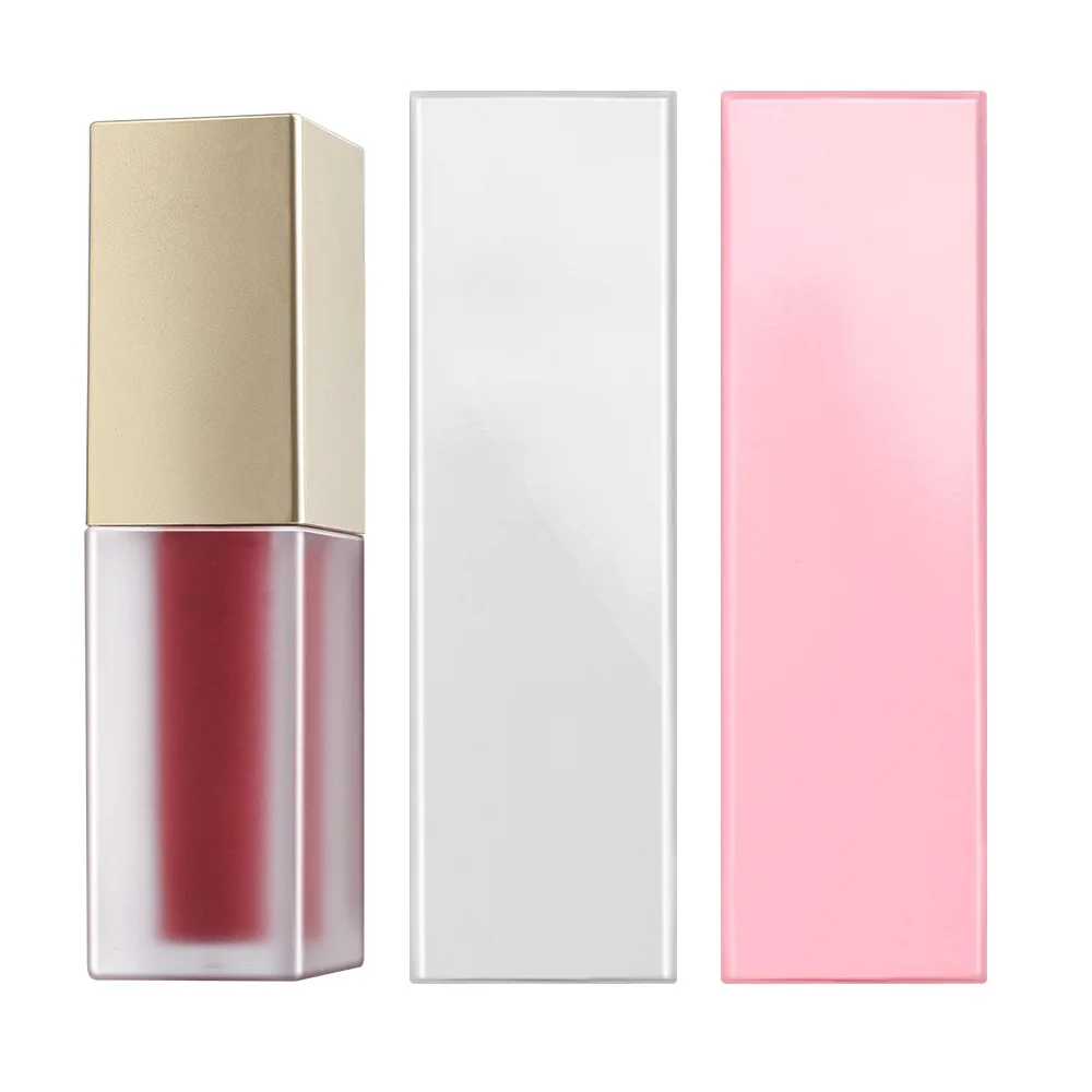 Wholesale Multi-colored Lip Gloss Mirror Lip Gloss Bronzing Gold Frosted Tube Moisturizing Glossy Matte Lip Gloss