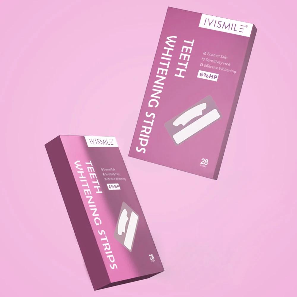 Professional Manufacturer IVISMILE Wholesale Teeth Whitening Strips Private Label For Home Use