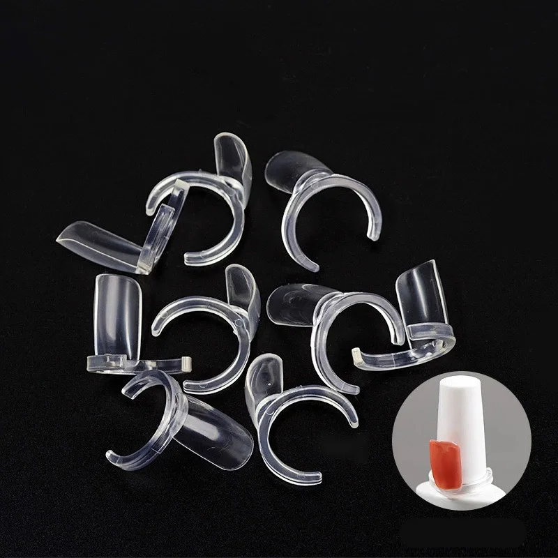 Full Nail Tips Swatch Display Card 50pcs/bag Nail practice Color Chart Finger Ring Shape Nail Polish Gel Display Palette