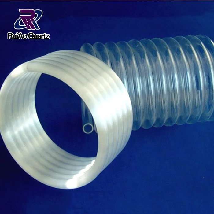 
Quartz tube heating element high temperature resist spiral quartz glass tubing 