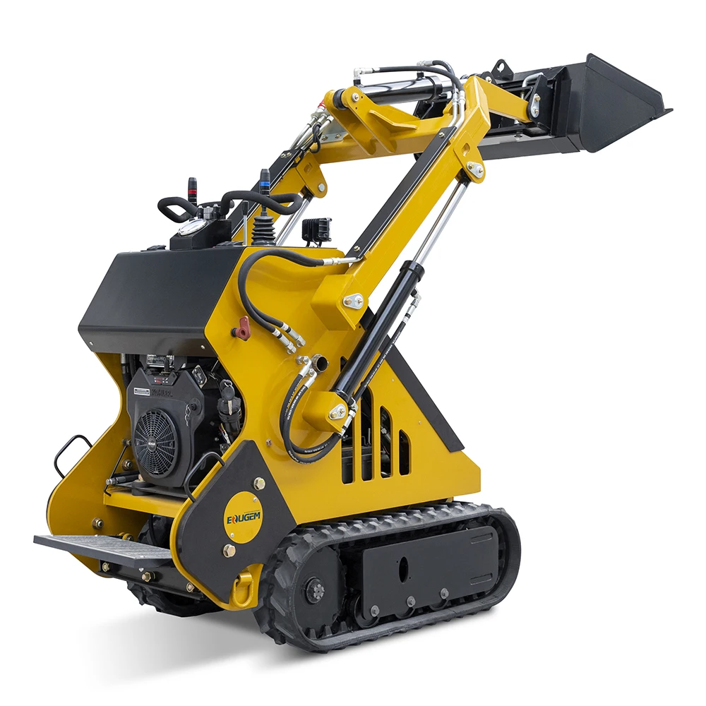 Skid Steer Loader Mini Crawler 23hp Kohler honda rato engine SK650 Mini Skid Steer Loader With Concrete Mixer